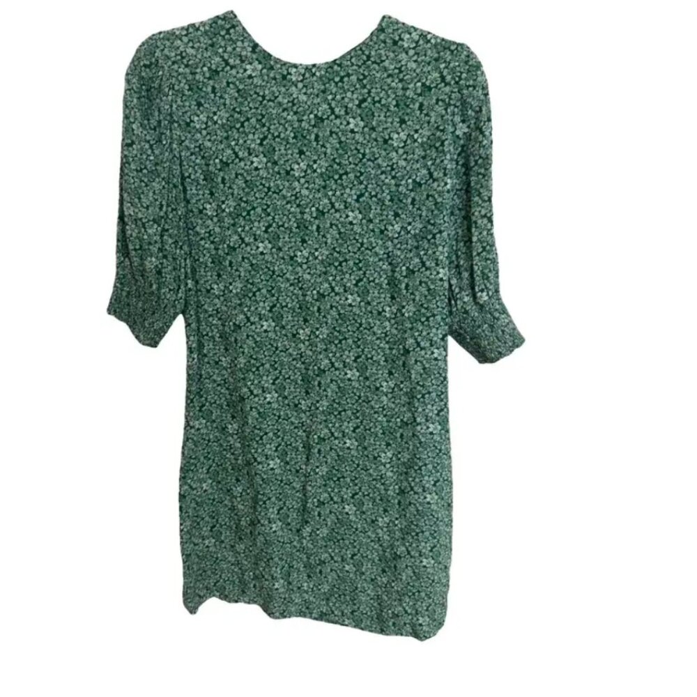 Reformation green mini dress